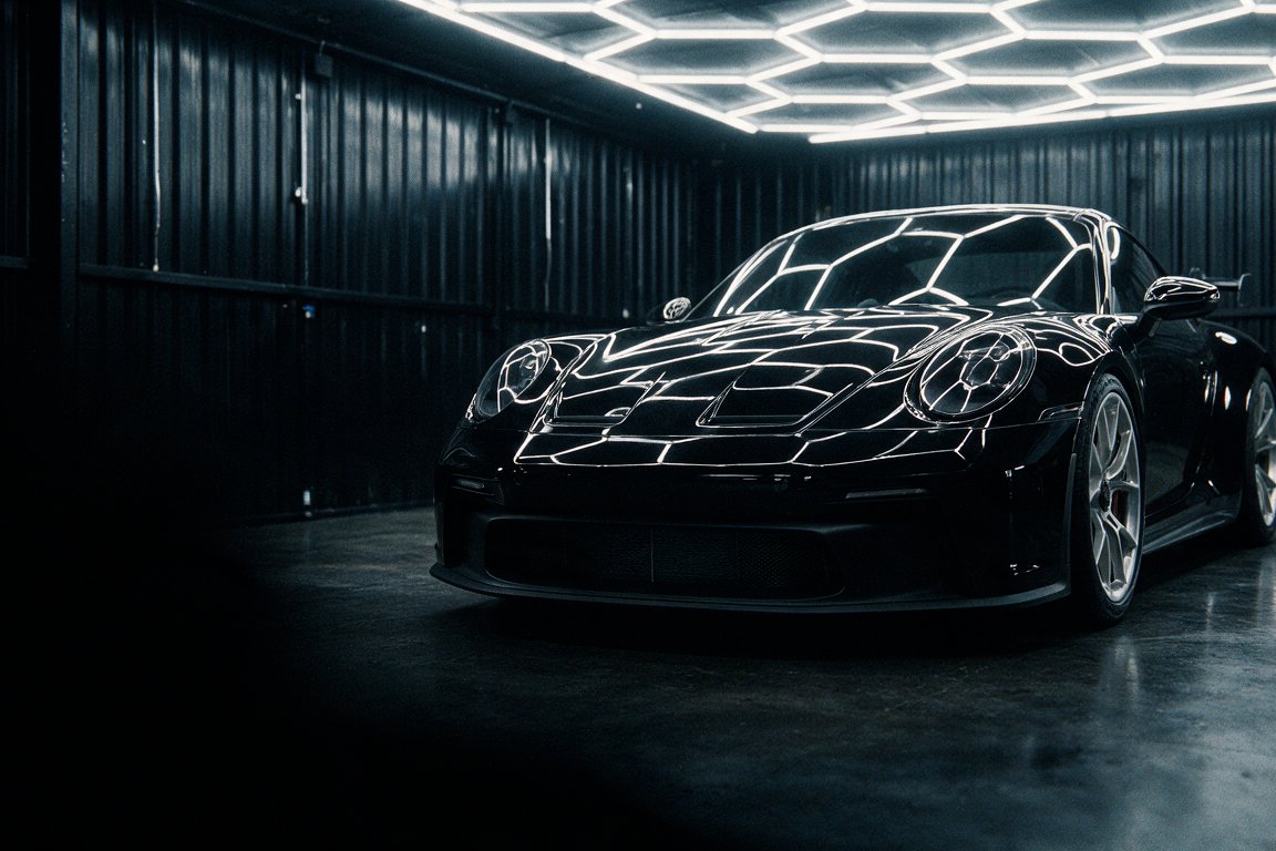 Porsche 911 GT3 after full car PPF at Form PPF